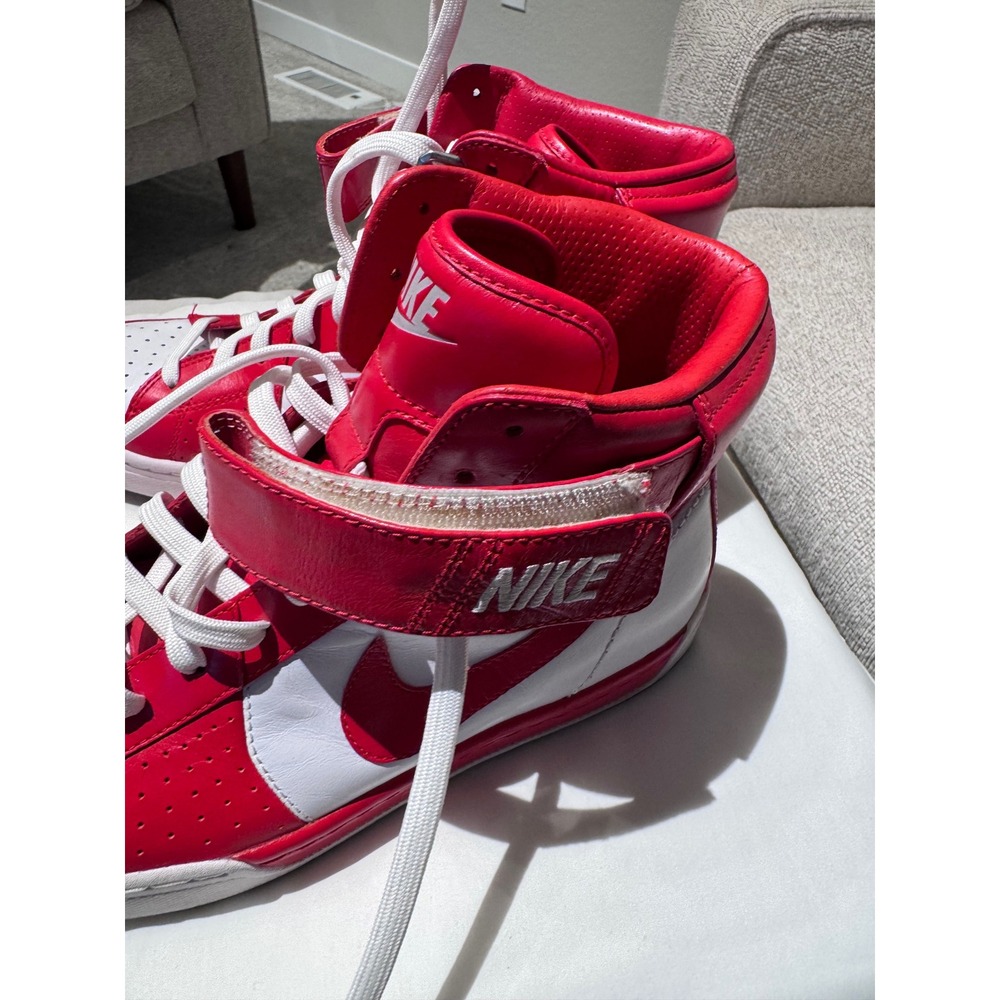 Nike Air Flytop White/Red NWOT Mens Size 9